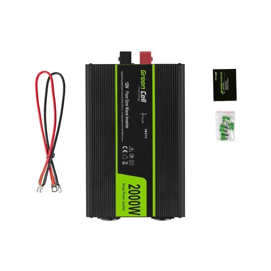 Green Cell INV11 adaptateur de puissance & onduleur Auto 12 W Green Cell INV11 adaptateur de puissance & onduleur Auto 12 W