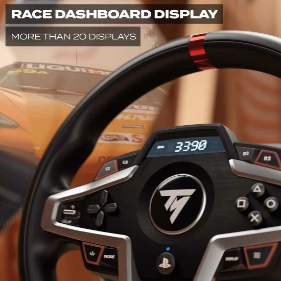 Thrustmaster T248 PS Licence off.PS5 compat.PS4 et PC.Force Feedback Ecran LCD 25 bts Pedalier magnétique 4160783 Thrustmaster T248 PS Licence off.PS5 compat.PS4 et PC.Force Feedback Ecran LCD 25 bts Pedalier magnétique 4160783