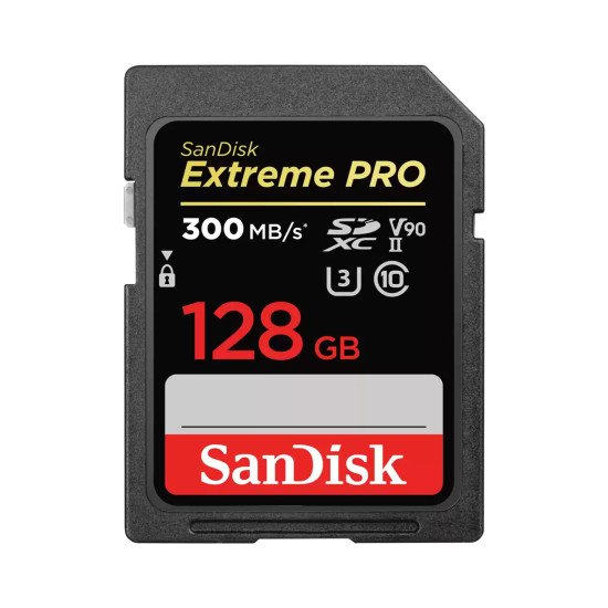 SanDisk Extreme PRO mémoire flash 128 Go SDXC UHS-II Classe 10