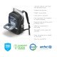 DICOTA Eco Backpack Plus BASE 39,6 cm (15.6") Sac à dos Noir