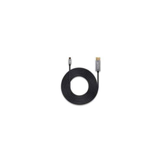 Manhattan Câble USB-C vers DisplayPort 1.4, 8K@60Hz, 3 m, mâle à mâle, non bidirectionnel, noir, garantie 3 ans