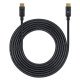 Manhattan Câble DisplayPort 1.4, 8K à 60 Hz, 3 m, compatible 8K/4K/Full HD/1080p, mâle à mâle, connecteurs avec verrouillage, entièrement blindé, noir, garantie à vie, équivalent à DP14MM3M