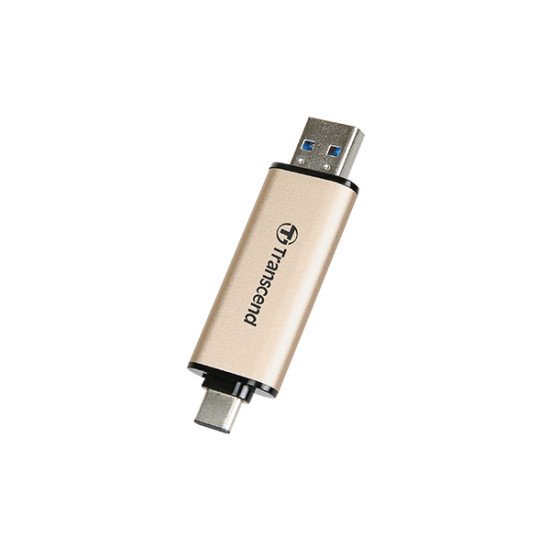 Transcend JetFlash 930C lecteur USB flash 128 Go USB Type-A / USB Type-C 3.2 Gen 1 (3.1 Gen 1) Or