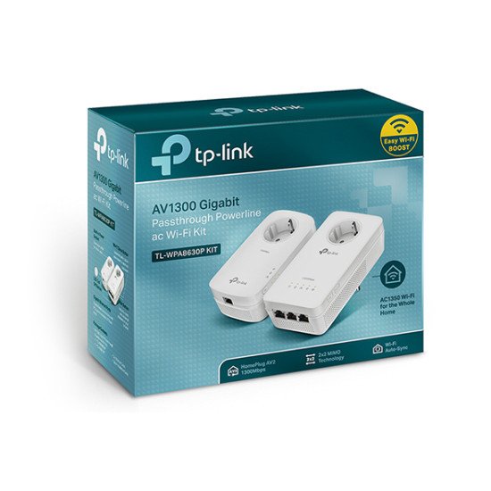 TP-Link TL-WPA1300P KIT 1300 Mbit/s Ethernet/LAN Wifi Blanc 3 pièce(s)