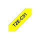 Brother TZe-C51 ruban d'étiquette Noir sur fond jaune fluorescent