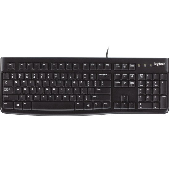 Logitech Keyboard K120 for Business clavier USB Hébreu Noir