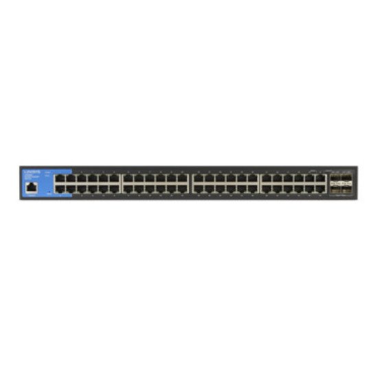 Linksys LGS352C-EU commutateur réseau Géré Gigabit Ethernet (10/100/1000) Connexion Ethernet, supportant l'alimentation via ce port (PoE) Noir