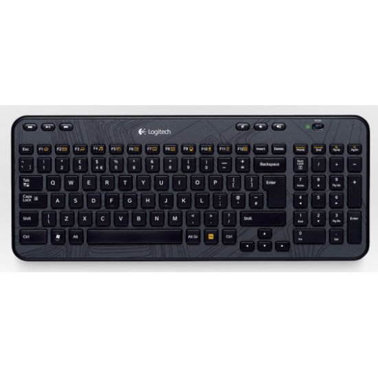 Logitech K360 Clavier sans fil Noir QWERTY US Int Logitech K360 Clavier sans fil Noir QWERTY US Int