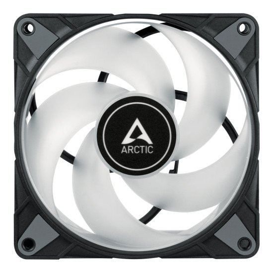 ARCTIC P12 PWM PST A-RGB 0dB Boitier PC Ventilateur 12 cm Noir, Blanc 1 pièce(s)