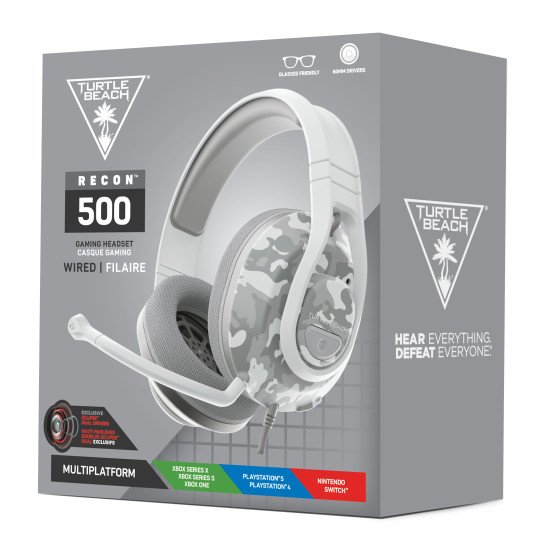 Turtle Beach Recon 500 Casque Avec fil Arceau Jouer Blanc