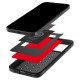 Spigen ACS06604 coque de protection pour téléphones portables 17 cm (6.7") Housse Noir, Rouge