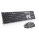 DELL KM7321W clavier RF sans fil + Bluetooth QWERTY US International Gris, Titane