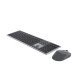 DELL KM7321W clavier RF sans fil + Bluetooth QWERTY US International Gris, Titane