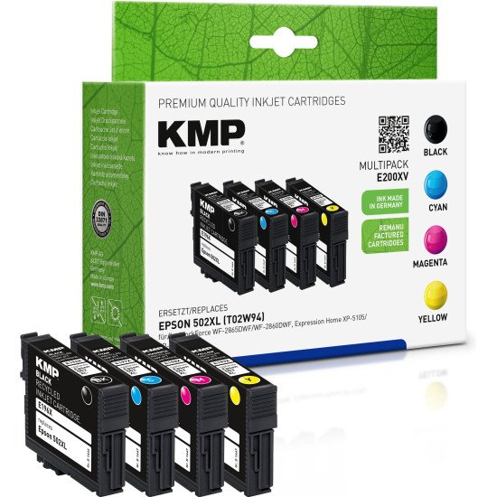 KMP 1646,4005 cartouche d'encre 4 pièce(s) Compatible Rendement élevé (XL) Noir, Cyan, Magenta