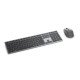 DELL KM7321W clavier RF sans fil + Bluetooth QWERTY Anglais britannique Gris, Titane