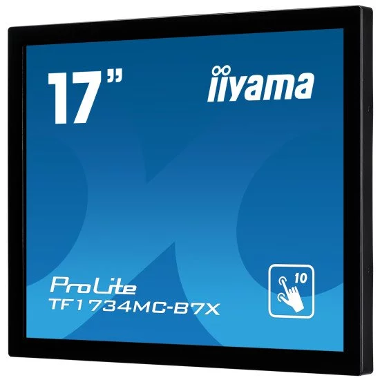 iiyama ProLite TF1734MC-B7X moniteur à écran tactile 17" 1280 x 1024 pixels Plusieurs pressions Noir iiyama ProLite TF1734MC-B7X moniteur à écran tactile 17" 1280 x 1024 pixels Plusieurs pressions Noir