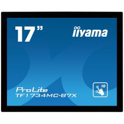 iiyama ProLite TF1734MC-B7X moniteur à écran tactile 17" 1280 x 1024 pixels Plusieurs pressions Noir