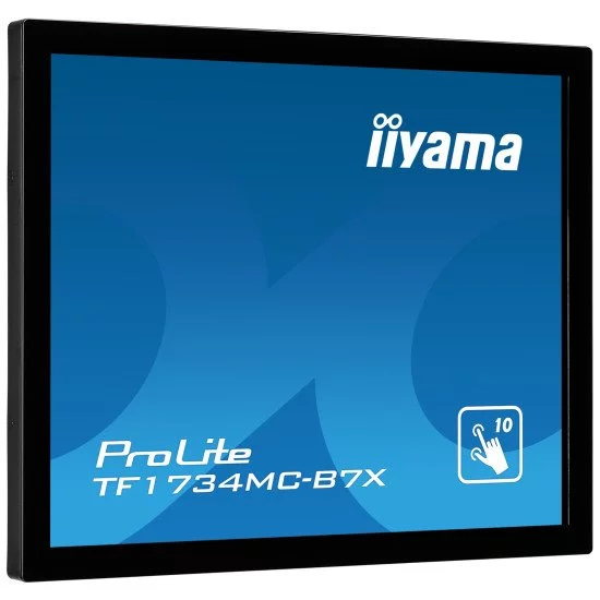 iiyama ProLite TF1734MC-B7X moniteur à écran tactile 17" 1280 x 1024 pixels Plusieurs pressions Noir iiyama ProLite TF1734MC-B7X moniteur à écran tactile 17" 1280 x 1024 pixels Plusieurs pressions Noir