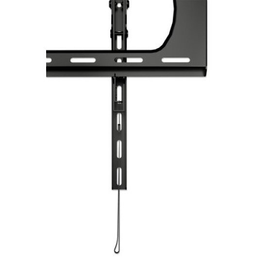 Manhattan Support mural pour TV/moniteurs (inclinable), écrans 60" à 120", Compatibilité VESA : de 50x50 à 900x600 mm (vérifiez les dimensions des quatre trous de fixation à l'arrière), charge max. 120 kg, noir