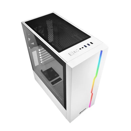 Sharkoon RGB Slider Midi Tower Blanc Sharkoon RGB Slider Midi Tower Blanc