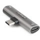 StarTech.com Adaptateur USB-C Audio & Chargeur - Convertisseur Audio Port USB-C Casque/Écouteurs - 60W USB Type-C Power Delivery Pass-Through - Smartphone/Tablette/Portable