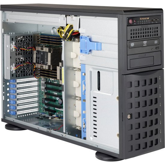 Supermicro CSE-745BAC-R1K23B unité centrale Full Tower Noir 1230 W