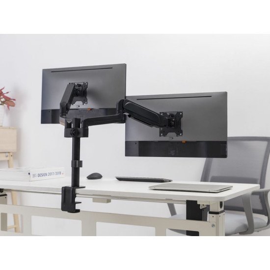 Equip 650133 support d'écran plat pour bureau 81,3 cm (32") Noir