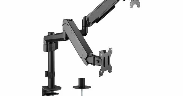 Nedis MMDOS110BK Support Bureau Double Écran 15-32 (38.1-81.3cm) VESA