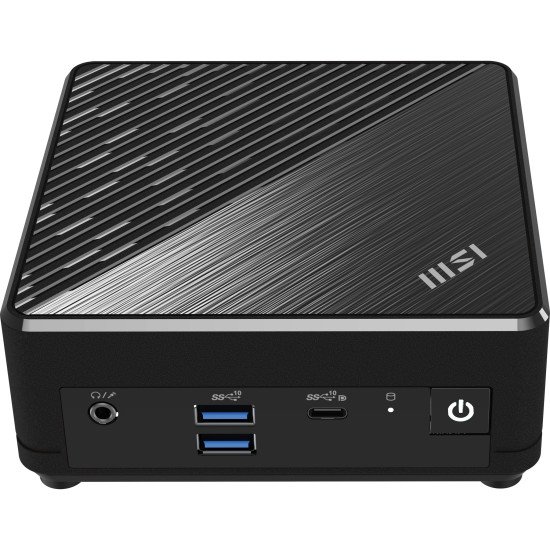 MSI Cubi N ADL S-217DE PC/poste de travail Intel® N N200 8 Go DDR4-SDRAM 256 Go SSD Windows 11 Pro Mini PC Noir MSI Cubi N ADL S-217DE PC/poste de travail Intel® N N200 8 Go DDR4-SDRAM 256 Go SSD Windows 11 Pro Mini PC Noir