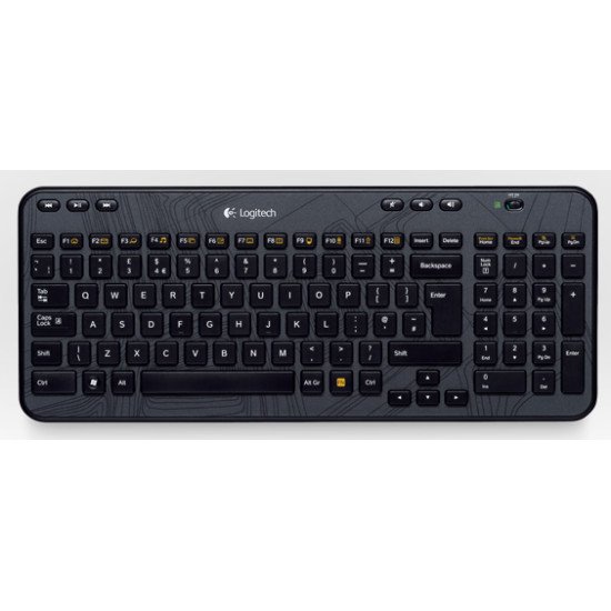 Logitech K360 FR clavier RF sans fil AZERTY Français Noir 