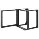 Intellinet Rack réseau mural ouvert 19", 9U, cadre pivotant frontal, montage 2 montants, profondeur 450 mm, livré à plat, noir RAL 9004