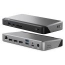 ALOGIC DX3 Avec fil USB 3.2 Gen 1 (3.1 Gen 1) Type-C Noir, Gris
