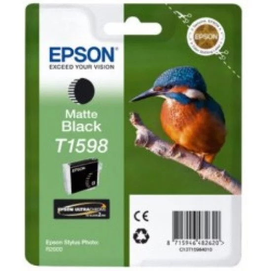 Epson T1598 Cartouche encre Noir Mat Epson T1598 Cartouche encre Noir Mat