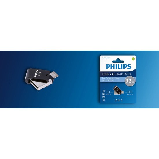 Philips FM32DA148B/00 lecteur USB flash 32 Go USB Type-A 2.0 Noir