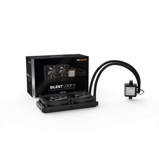 be quiet! SILENT LOOP 2 240mm Processeur Refroidisseur de liquide tout-en-un 12 cm Noir 1 pièce(s)