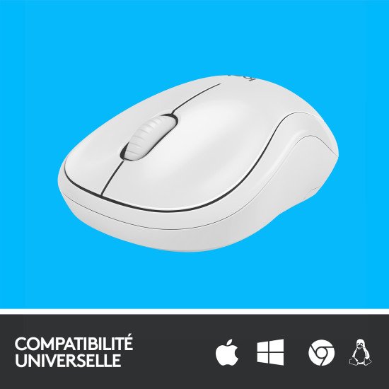 Logitech M220 Silent souris Ambidextre sans fil Optique 1000 DPI