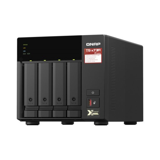 QNAP TS-473A NAS Ethernet/LAN Noir V1500B