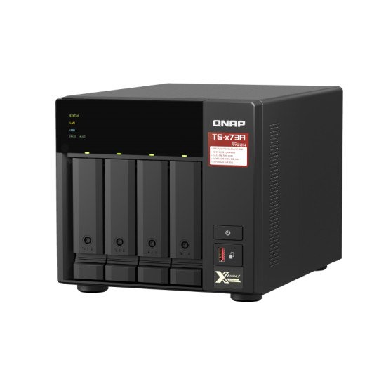 QNAP TS-473A NAS Ethernet/LAN Noir V1500B