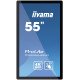 iiyama ProLite TF5539UHSC-B1AG écran tactile 139,7 cm (55") 3840 x 2160 pixels Plusieurs pressions Multi-utilisateur Noir