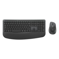 Logitech Signature Comfort Plus Combo MK880 for Business clavier Souris incluse Universel USB + Bluetooth QWERTY Anglais Graphite