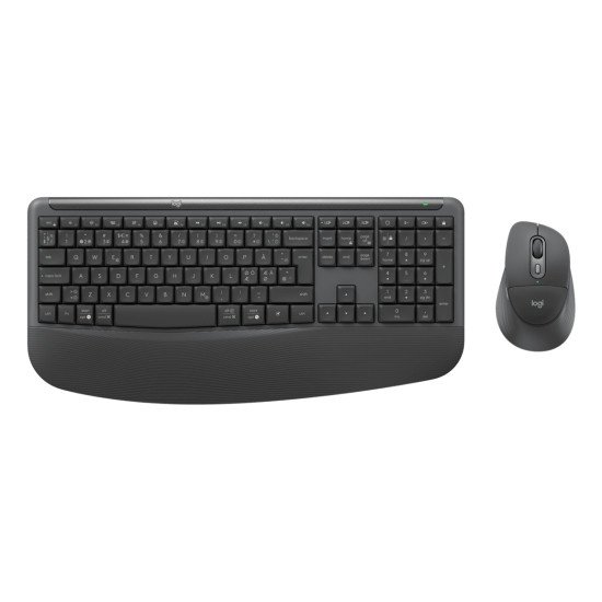 Logitech Signature Comfort Plus Combo MK880 for Business clavier Souris incluse Universel USB + Bluetooth QWERTY Anglais Graphite