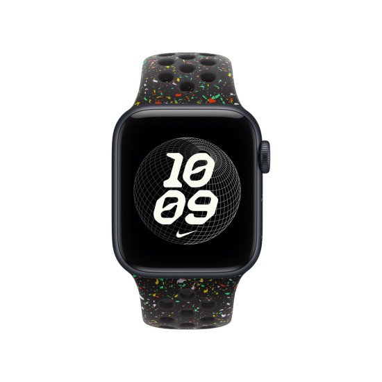 Apple MG9Y4ZM/A accessoire intelligent à porter sur soi Bande Noir Aluminium, Fluoroélastomère Apple MG9Y4ZM/A accessoire intelligent à porter sur soi Bande Noir Aluminium, Fluoroélastomère