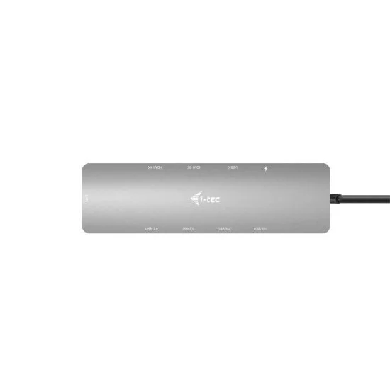 i-tec USB-C Metal Nano 2x Display Docking Station + Power Delivery 100 W i-tec USB-C Metal Nano 2x Display Docking Station + Power Delivery 100 W