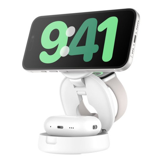 Belkin WIZ034KQWH chargeur d'appareils mobiles Casque, Smartphone, Smartwatch Blanc USB Recharge sans fil Charge rapide Intérieure Belkin WIZ034KQWH chargeur d'appareils mobiles Casque, Smartphone, Smartwatch Blanc USB Recharge sans fil Charge rapide Intérieure