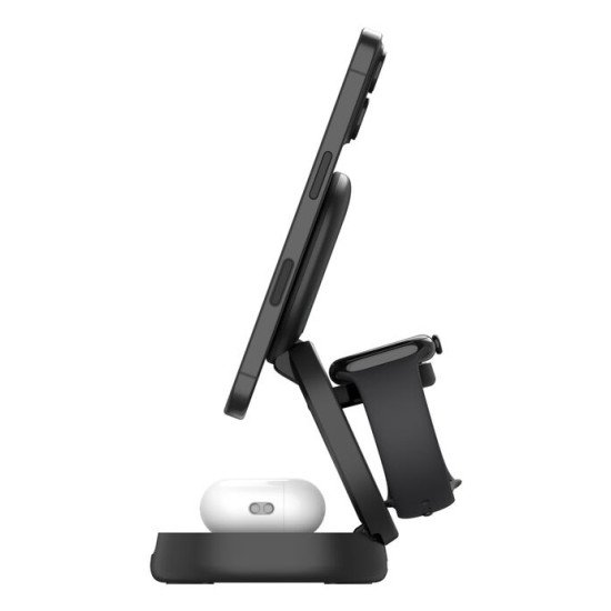 Belkin WIZ034KQBK chargeur d'appareils mobiles Casque, Smartphone, Smartwatch Noir USB Recharge sans fil Charge rapide Intérieure