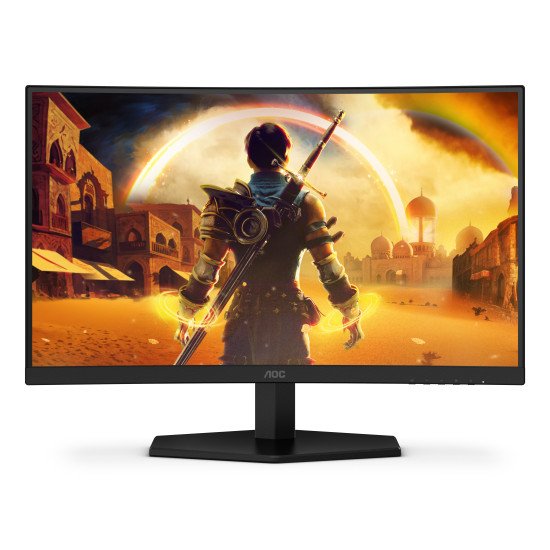 AOC G4 23.6" VA FHD 180Hz écran PC 59,9 cm (23.6") 1920 x 1080 pixels Full HD LCD Noir, Rouge