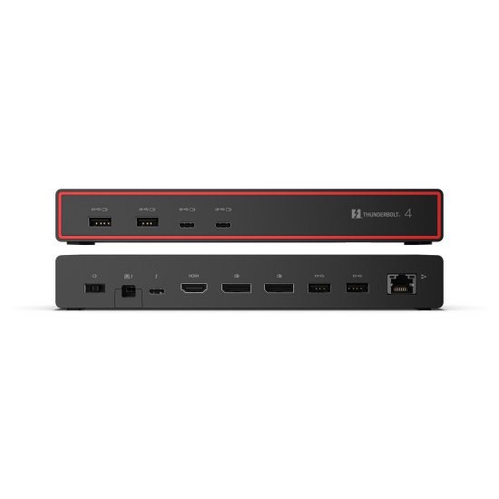 Lenovo TP TBT4 Dock G2 7000 - EU Station d'accueil Thunderbolt 4 Noir