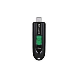 Transcend JetFlash 790 C lecteur USB flash 512 Go USB Type-C 3.2 Gen 1 (3.1 Gen 1) Noir, Vert
