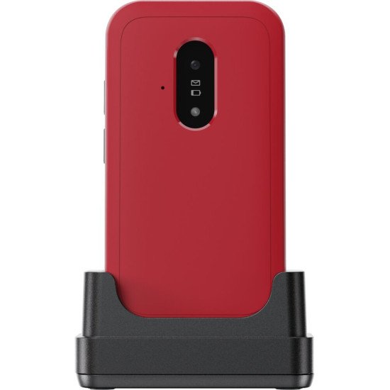 Doro Leva E22 7,11 cm (2.8") 127,8 g Rouge, Blanc Téléphone numérique