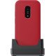 Doro Leva E22 7,11 cm (2.8") 127,8 g Rouge, Blanc Téléphone numérique